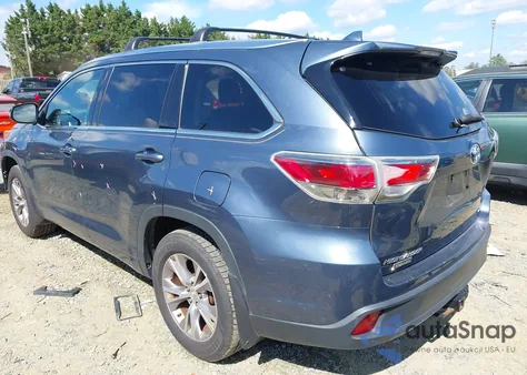 2015 Toyota Highlander Xle z USA, uszkodzony, nr VIN 5TDJKRFH7FS160298